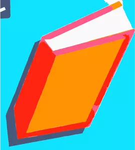Bright-colored book
